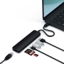 Satechi ST-UCSMA3K replicatore di porte e docking station per notebook Cablato USB 3.2 Gen 1 (3.1 Gen 1) Type-C Ner (ST-UCSMA3K)