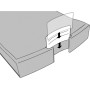 HAN IMPULS A4/C4 Plastica, Polistirolo Grigio, Rosso (1012-17)