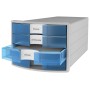 HAN IMPULS A4/C4 Plastica, Polistirolo Blu, Grigio, Traslucido (1012-64)