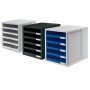 HAN 1401-14 organizzatore per cassetto di scrivania Plastica Blu, Grigio (1401-14)