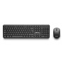 NGS HARMONY KIT (QUERTY, ES) tastiera Mouse incluso Universale RF Wireless QWERTY Spagnolo Nero (HARMONYKIT)
