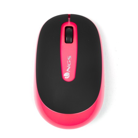 NGS Dust mouse Ambidestro RF Wireless Ottico 1600 DPI (DUSTPINK)