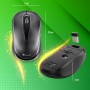 NGS EASY GAMMA mouse Ufficio Ambidestro RF Wireless Ottico 1200 DPI (EASYGAMMA)