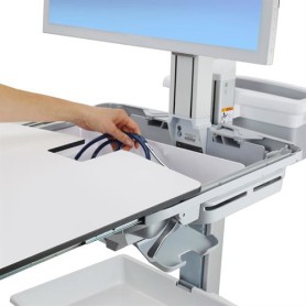 Ergotron StyleView Grigio, Acciaio inossidabile Pannello piatto Carrello/trolley multimediale (SV41-6320-0)