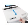 Ergotron SV44-1242-C carrello e supporto multimediale Alluminio, Grigio, Bianco Pannello piatto Carrello multimedi (SV44-1242-C)