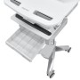 Ergotron SV44-1191-C carrello e supporto multimediale Alluminio, Grigio, Bianco Computer portatile Carrello multim (SV44-1191-C)