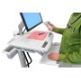 Ergotron SV42-6201-C carrello e supporto multimediale Alluminio, Grigio, Bianco Pannello piatto Carrello multimedi (SV42-6201-C)