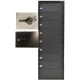 Leba NoteLocker NL-12-224-SC portable device management cart& cabinet Armadio per la gestione dei dispositivi portatili Nero