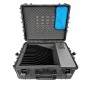 Leba NoteCase NCASE-16T-UA-SC portable device management cart& cabinet Case per la gestione dei dispositivi portatili Nero