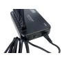 Leba NoteCharge NCHAR-U10-SC Caricabatterie per dispositivi mobili Tablet, Universale Nero USB Ricarica rapida Interno