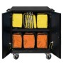Leba NoteBag NB2-5TAB-YEL portable device management cart& cabinet Case per la gestione dei dispositivi portatili Giallo