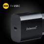 Intenso 7802010 adattatore e invertitore Interno 20 W Nero