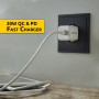 Intenso 7803042 Caricabatterie per dispositivi mobili Universale Bianco AC Ricarica rapida Interno