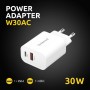 Intenso POWER ADAPTER USB-A/USB-C/7803012 Universale Bianco AC Ricarica rapida Interno
