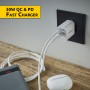 Intenso POWER ADAPTER USB-A/USB-C/7803012 Universale Bianco AC Ricarica rapida Interno