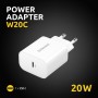 Intenso POWER ADAPTER USB-C/7802012 Universale Bianco AC Ricarica rapida Interno