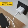 Intenso POWER ADAPTER USB-C/7802012 Universale Bianco AC Ricarica rapida Interno