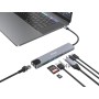Equip 133497 replicatore di porte e docking station per laptop Cablato USB tipo-C Nero, Grigio