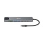 Equip 133497 replicatore di porte e docking station per laptop Cablato USB tipo-C Nero, Grigio