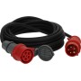 Brennenstuhl 1169370250 prolunghe e multiple 25 m Esterno Nero, Rosso