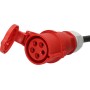 Brennenstuhl 1169370250 prolunghe e multiple 25 m Esterno Nero, Rosso