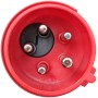 Brennenstuhl 1169370250 prolunghe e multiple 25 m Esterno Nero, Rosso