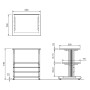 ROLINE Printer Table, up to 80 kg (17.01.1089)