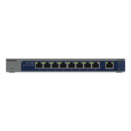 NETGEAR GS108MX-100EUS switch di rete Non gestito L2 Gigabit Ethernet (10/100/1000) Montaggio da desktop/parete