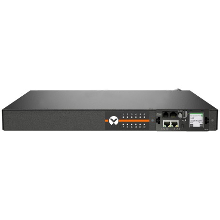 Vertiv Geist MU05M1R0-12CF17-2C20A9H00-S unità di distribuzione dell'energia (PDU) 12 presa(e) AC 0U Nero (VP4U21A1)