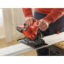 Black & Decker BDCCS18-QW sega circolare portatile 14 cm Nero, Rosso 3700 Giri/min