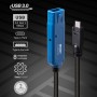 Lindy 43381 cavo USB USB 3.2 Gen 1 (3.1 Gen 1) 8 m USB C USB A Nero, Blu (LINDY43381)