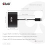 CLUB3D CSV-7400 ripartitore video DisplayPort 4x DisplayPort