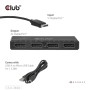 CLUB3D CSV-7400 ripartitore video DisplayPort 4x DisplayPort