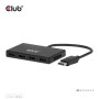 CLUB3D CSV-7400 ripartitore video DisplayPort 4x DisplayPort