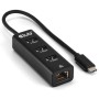 CLUB3D CSV-1549 hub di interfaccia USB tipo-C 5000 Mbit/s Nero
