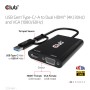 CLUB3D CSV-1611 adattatore grafico USB 3840 x 2160 Pixel Nero