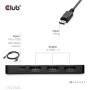 CLUB3D CSV-7330 hub di interfaccia DisplayPort