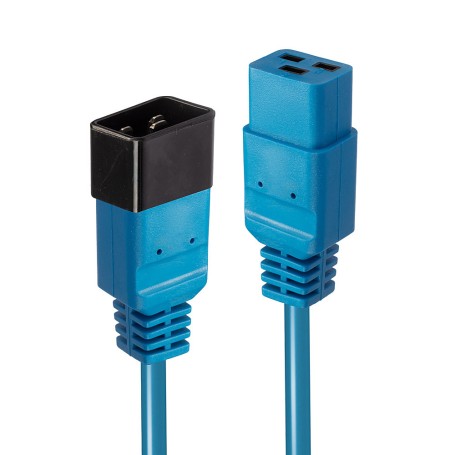 Lindy 30122 cavo di alimentazione Blu 3 m Accoppiatore C19 Accoppiatore C20 (LINDY30122)