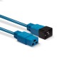 Lindy 30122 cavo di alimentazione Blu 3 m Accoppiatore C19 Accoppiatore C20 (LINDY30122)