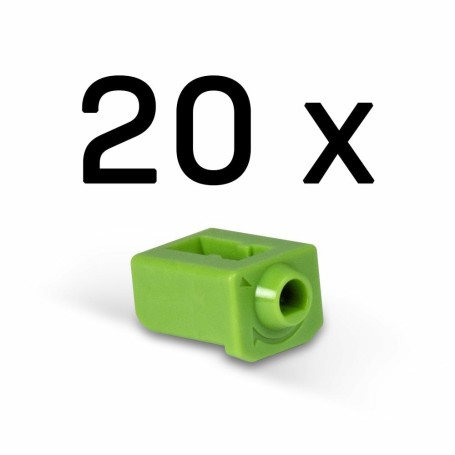 Lindy 47913 clip sicura Bloccaporte SFP Verde Acrilonitrile butadiene stirene (ABS) 20 pz (LINDY47913)
