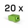Lindy 47913 clip sicura Bloccaporte SFP Verde Acrilonitrile butadiene stirene (ABS) 20 pz (LINDY47913)