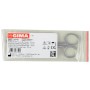 GIMA 26740 forbici da cancelleria Taglio a zig zag Acciaio inox