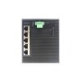 Digitus Switch di rete Gigabit Ethernet a 5 porte, piatto, industriale, non gestito (DN-651126)
