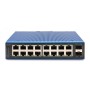 Digitus Switch di rete Gigabit Ethernet a 16 porte, industriale, non gestito, 2 uplink SFP (DN-651138)