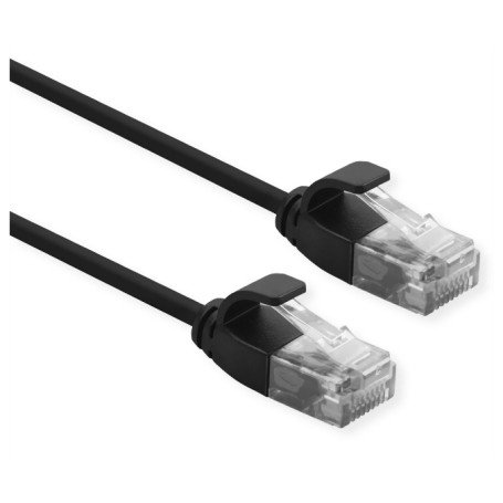 ROLINE 21.15.3953 cavo di rete Nero 1 m Cat6a U/UTP (UTP)