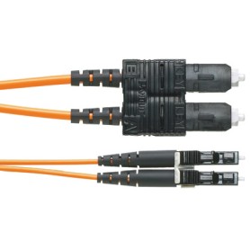 Panduit LC/SC cavo a fibre ottiche 3 m OS2 Nero, Giallo (NKFP92ELLSSM003)