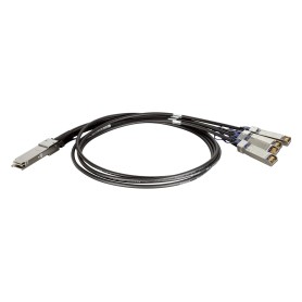 D-Link QSFP+ / 4xSFP+, 1m cavo InfiniBand e in fibra ottica QSFP+ 4 x SFP+ Nero (DEM-CB100QXS-4XS)