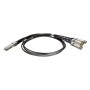 D-Link QSFP+ / 4xSFP+, 1m cavo InfiniBand e in fibra ottica QSFP+ 4 x SFP+ Nero (DEM-CB100QXS-4XS)