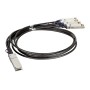 D-Link QSFP+ / 4xSFP+, 1m cavo InfiniBand e in fibra ottica QSFP+ 4 x SFP+ Nero (DEM-CB100QXS-4XS)