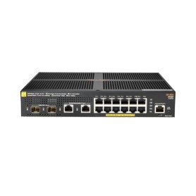 HPE Aruba 2930F 12G PoE+ 2G/2SFP+ Gestito L3 Gigabit Ethernet (10/100/1000) Supporto Power over Ethernet (PoE) 1U Nero (JL693AR#ABB)